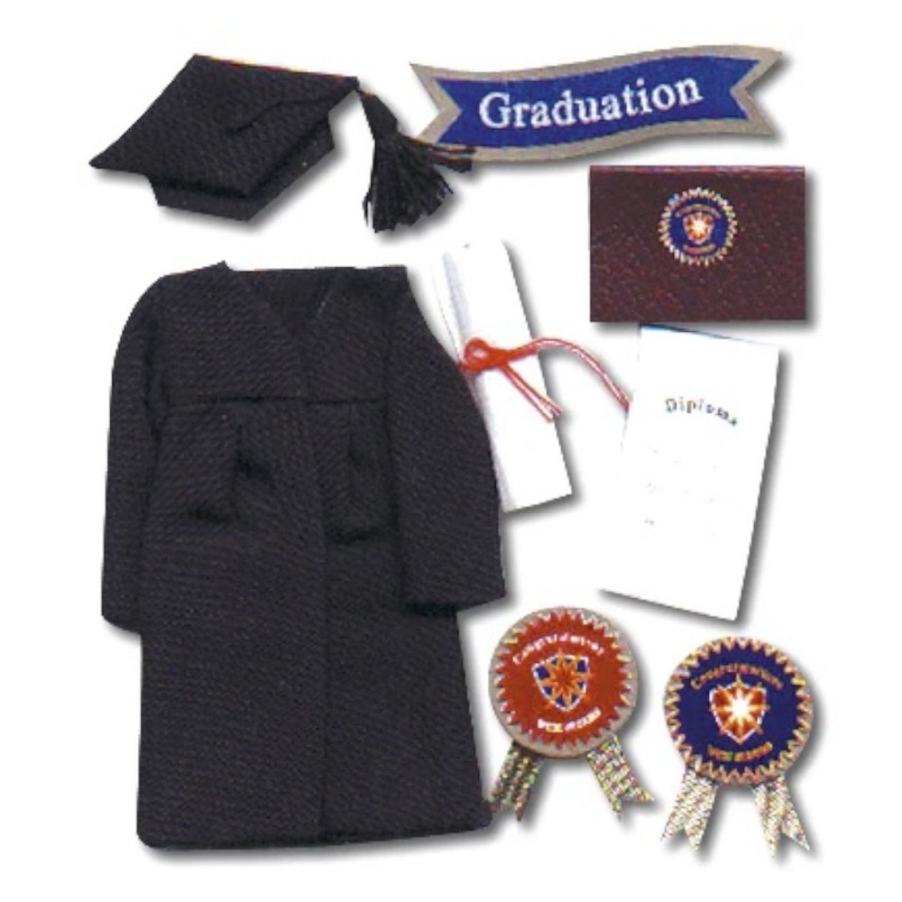 JOLEE’S BOUTIQUE DIMENSIONAL STICKERS GRADUATION - BRAND NEW